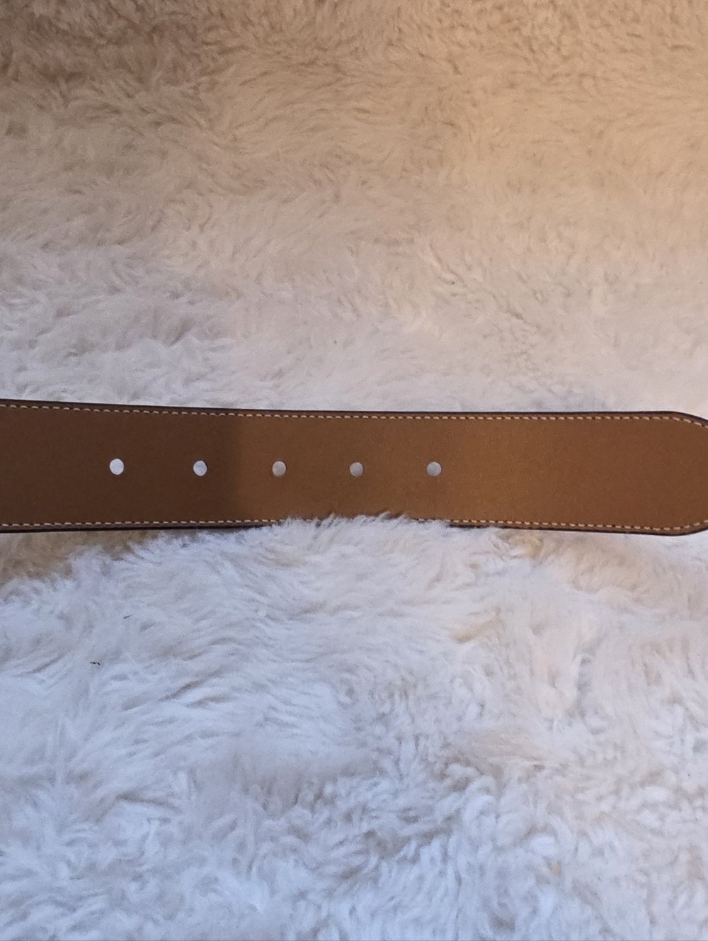 Coach Rainbow Pride Signature Reversible Belt Leather Chalk Multi 42 C4153 NWOT - Picture 9 of 9